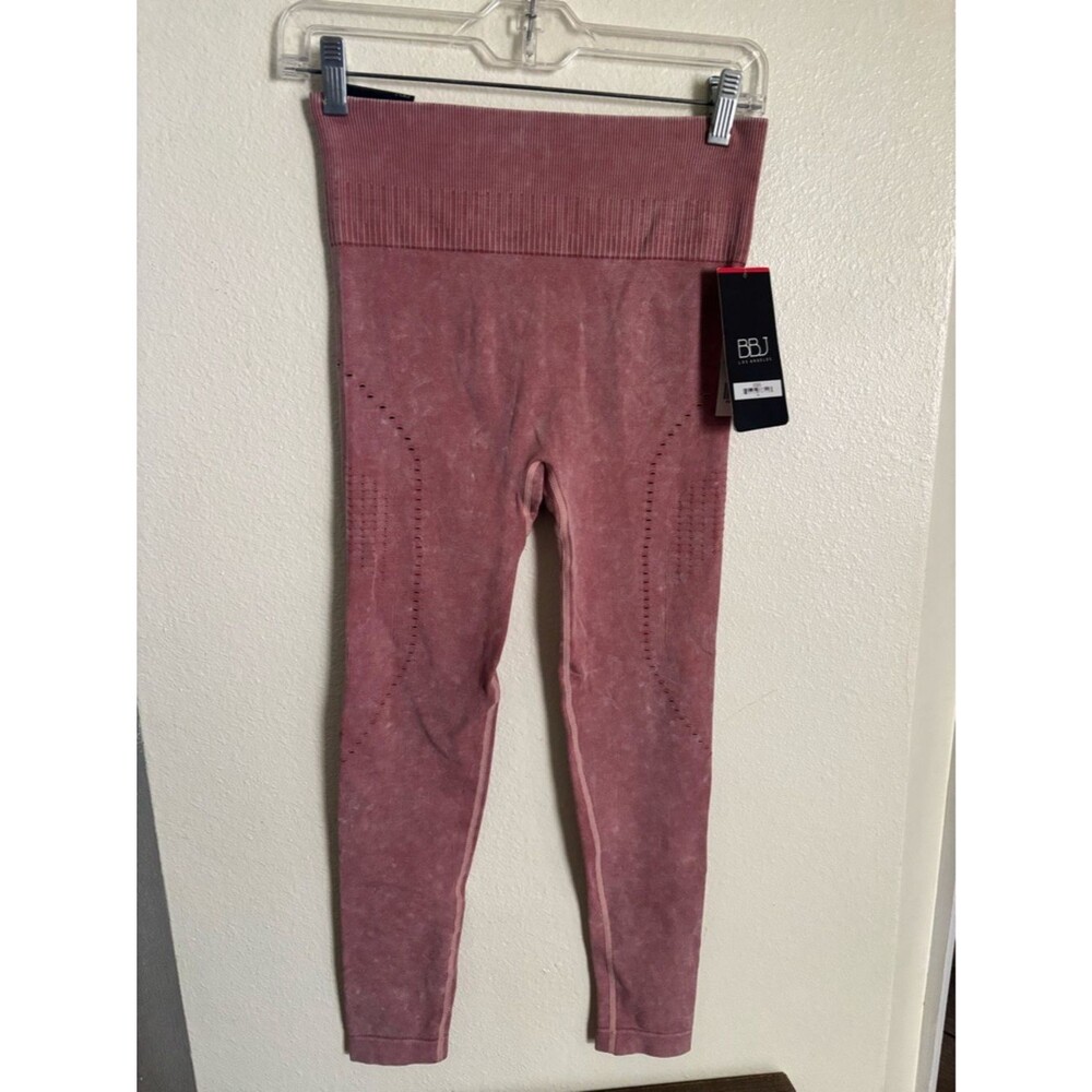 NWT BBJ Boom Boom Jeans Seamless High-Waist Leggings in Rosebud Small S